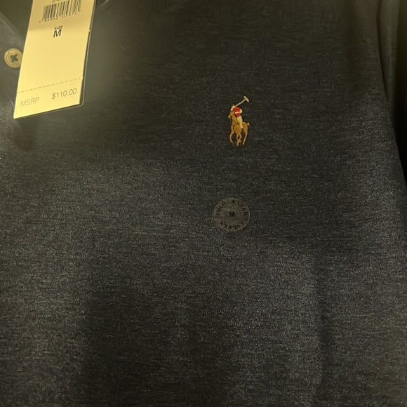 Men’s Polo Ralph Lauren Shirt Size Medium Custom Slim Fit - Picture 5 of 7